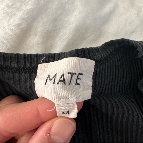 MATE the Label SET Tencel Rib High Rise Cropped
Flare Pants and tank top - Picture 7 of 7